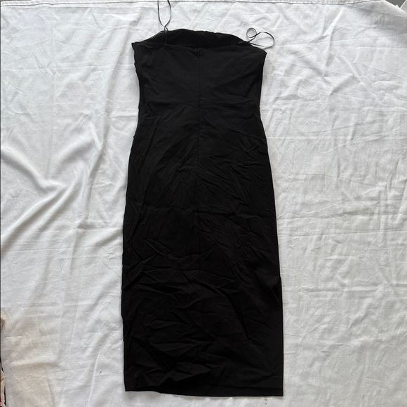 Nine Britton Classic Black Strapless Dress Midi - Picture 4 of 4